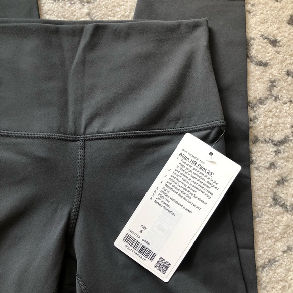 Lululemon Align Pant II 25" - Graphite Grey - Picture 6 of 8
